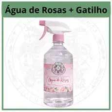 Super Kit Água de Rosas com Gatilho de Spray 1 Litro