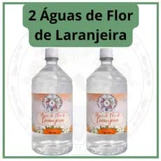 Kit Água de Flor de Laranjeira 1 Litro 2 Unidades