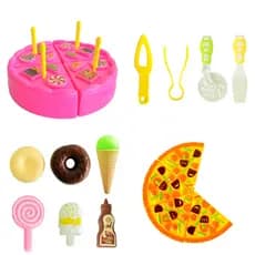 Comidinha Infantil Kit Bolo De Aniversário Docinhos E Pizza