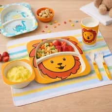 Kit Alimentação Bebê Infantil Pratinho Alimentação Bebê Kit Introdução Alimentar