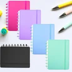 Caderno Com Disco A4 Carderno Universitário 11 Discos Capa Dura 4 Divisórias Caderno Escolar