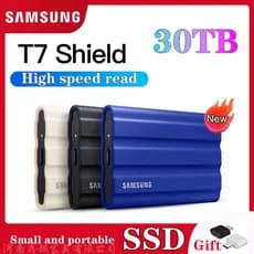 Disco rígido externo  SSD 1TB 2TB  Samsung T7 4TB 8TB Portátil disco rígido 16TB 30TB  Disco Rígido Externo De Alta Velocidade De Estado Sólido Compatível Com Mesa De Laptop