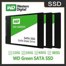 Western Data SSD 120GB 240GB  1TB SATA3 2.5inch WD Unidade de Estado Sólido Verde Adequada para Computador Portátil
