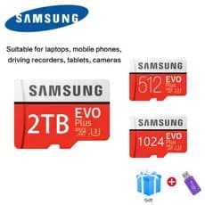 Cartão de memória TF Cartão de memória 2 TB 1tb 521G✈ Cartão de memória Mini SD de alta velocidade adequado para tablet/