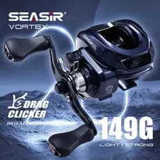 Seasir Vortex Carretilha de Pesca para Arremesso 7.0:1 Alta Velocidade 5+1BB Drag 8kg