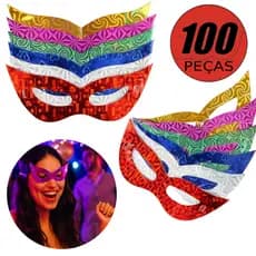 Máscaras de Carnaval Sortidas Gatinho Carnaval Festa Balada Atacado Promoçaõ