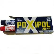 Cola Poxipol 21g Para Vedar Tanque Solda Metal Vidro Borracha Madeira Radiador