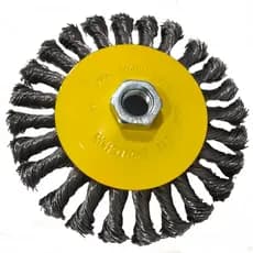 Escova De Aço Circular Trançada 5x1/2" / 127mm Rosca M14 Reforçada - Trust Tools