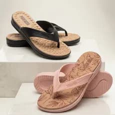 Kit 2 Chinelo Ortopédico Ultra Conforto Massageador Leve Feminino Esporão Envio Rápido
