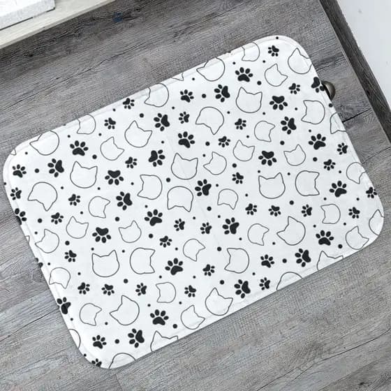 Tapete Pet p/ Comedouro 40x60 Antiderrapante