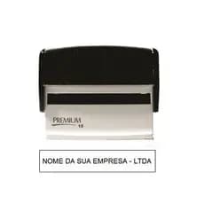 Carimbo Premiun 15 - Medida 14x69mm - Personalização de sua preferência