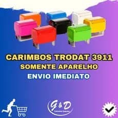 CARCAÇA Trodat 3911 - 14x38mm - SEM PERSONALIZAÇÃO