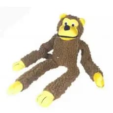 Macaco Pelúcia Para Cães Brinquedo Pet Cachorros