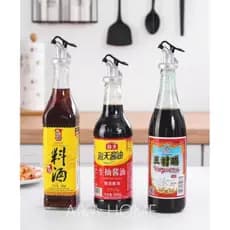 Bico Para Azeite de Oliva Vinagre Licor Vinho Dosador Com Tampa Cozinha Casa Clink