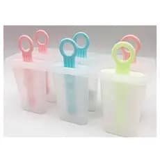 Mini Forma Para Picolé Estrela 6 peças Ice Mold Picole Gelado Mini Ice Bar