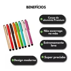Caneta Digital de Alta Performance –Suavidade no Toque, Desempenho Profissional para Telas Sensíveis