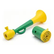 Kit 2 Cornetas Vuvuzela Torcida Brasil Jogos Copa Do Mundo