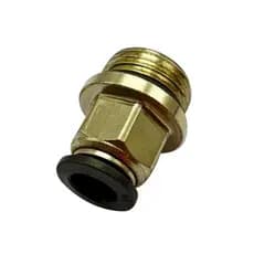 Conexão Reta 1,2 Tubo 10 mm Rosca 19,8 mm Pneumática