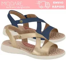 Sandália Flatform Modare 7174.121 Feminina Conforto Anatômica Leve Antiderrapante Original