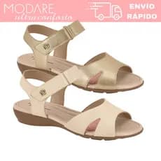 Sandália Salto Baixo Modare 7127.262 Feminina Confortável Leve Antiderrapante Casual Original