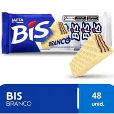 Kit 3x Chocolate Bis Branco Original 8g Lacta Caixa Com 16 Unidades