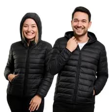 Bobojaco Unissex Jaqueta para Inverno com capuz