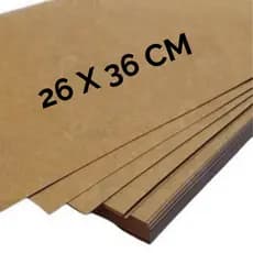 Papel Kraft Forro de bandeja Susplat de papel para Lanchonete e Restaurantes 26x36cm Liso 1000 Unidades