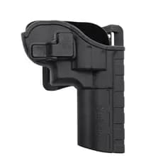 Coldre Revólver 6T I Passador Bélica - Preto