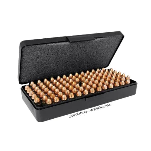 Caixa Estojo M100 Porta .40 - 7,65 – 9mm – 380 / Bélica