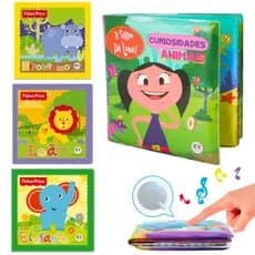 Kit 5 Livro de Banho Para Bebê Criança Galinha Pintadinha Show Da Luna Animais Leão- ORIGINAL