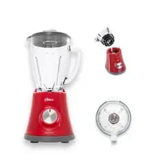 Liquidificador SuperChef Vidro Resistente Elétrico 8 Velocidades BLSTMG-RR8 Oster Vermelho 750w