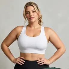 Top Plus Size Academia Alta Sustentação Nadador Zero Transparência Conforto Diário