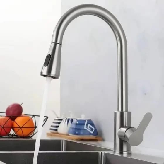 Torneira Cozinha Gourmet Monocomando Com Spray Extensor