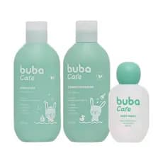 Kit Banho bebe Buba Shampoo + Condicionador 250ml + Colonia