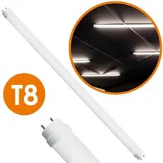 Tubo LED T8 9W 18W 60cm 1,20m Bivolt Ligação 2 Lados | Lâmpada Tubular Econômica