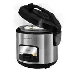 Panela de Arroz Elétrica Kian 5 Xícaras 1L com Acessórios 110v/220v Inox Branca Preta