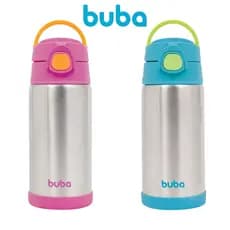 Garrafa Térmica Inox Parede Dupla Infantil Bebe 400ml Buba