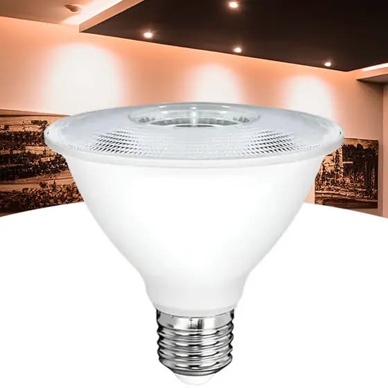 Lâmpada Led PAR30 9,9W Branco Quente Luz Branca E27 Bivolt