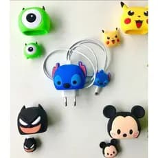 Protetor para Cabo e Fonte Carregador Desenho Animado Para iphone ipad 18w 20w Personagens
