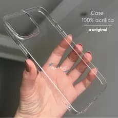 Capa Case 100% Acrilica Extra Fina Casca de Ovo p/ Iphone 16 PRO MAX 15 14 13 12 11