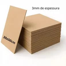 kit 10 Chapas Placa Mdf Cru Unitario 30x50cm 3mm Sublimacao Quadros Artesanato Decorativo