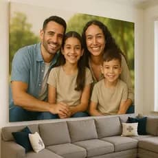 Quadro Decorativo Gigante1 Peca 120x80  Personalizado Com Sua Foto Qualquer Imagem Logo Casal