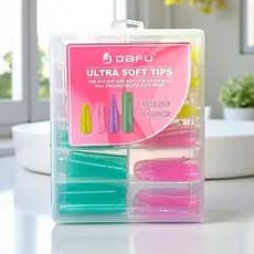 Molde F1 Dafu Colorido 144 Peças 4 Formatos | Alongamento de Unhas Gel