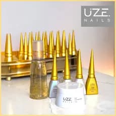 Uze Nail - Gel - Prep - Primer - Adesivador - Preparadores - Hydra Cherry - Base - Alongamento