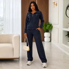 Conjunto Moletom Flanelado Grosso Calça E Casaquinho Moda Inverno