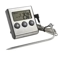 Termômetro Timer Digital P/ Forno / Defumador Churrasqueira COM PILHA JA