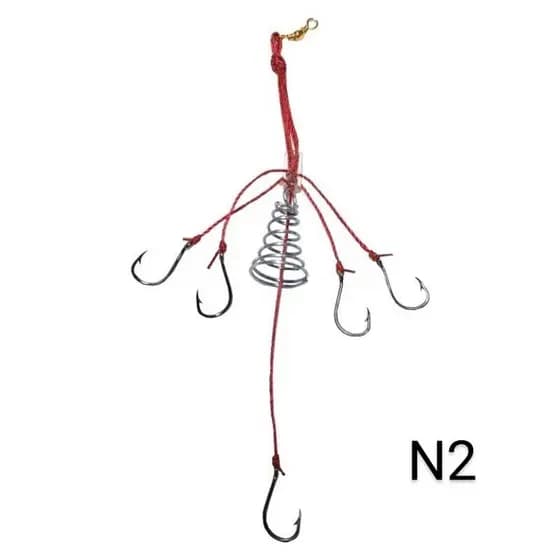 KIT 16 unidades chuveirinho de pesca de naylon MOLA PESCA CARPA TILÁPIA PIAU CORIMBA