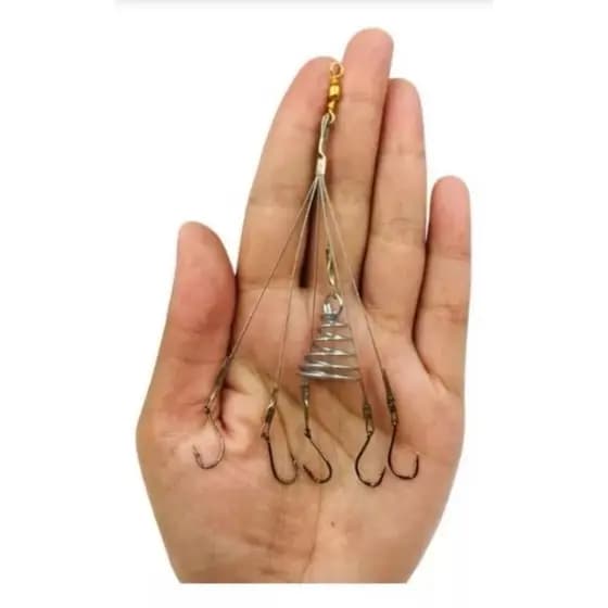 Kit 6 Chuveirinho Pesca Anzol Chinu Pescaria Curimba , Carpas , Tilapia , Piau , Pacú
