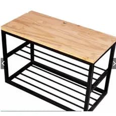 Banco Sapateira  com 70cm de comprimento  Estilo Industrial