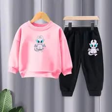 Conjunto Moletom Feminino Moletons Infantil Moletom gola Careca Casaco Infantil Moleton Kids